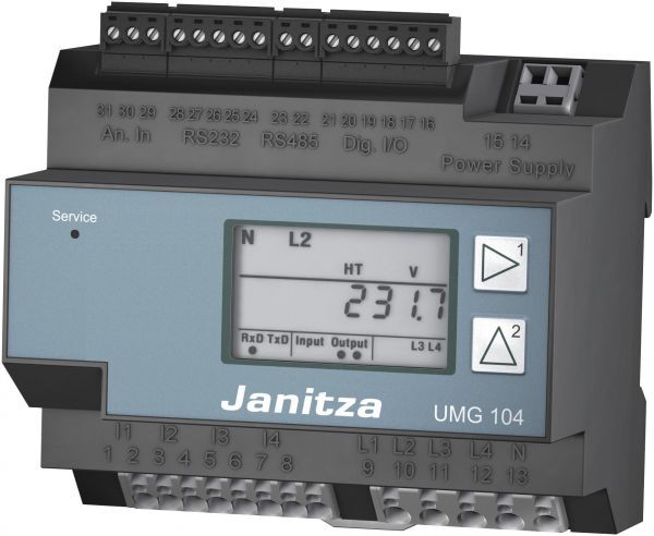 Janitza UMG 104 95-240VAC 135-340VDC