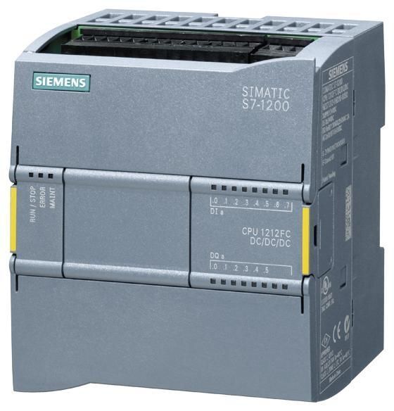 SIMATIC S7-1200F, CPU 1212 FC, Kompakt-CPU, DC/DC/DC