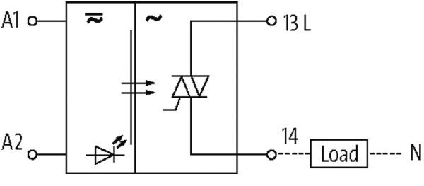 MIRO TH 230VAC SK Optokopplermodul