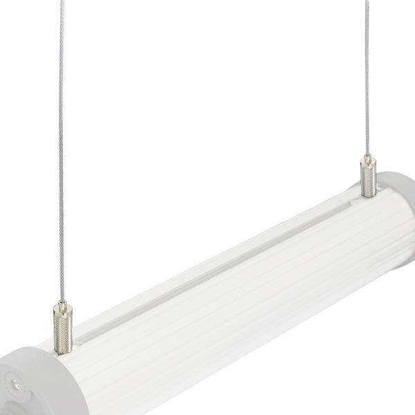 Seilabhängung für Leuchten mit T-Nut Profil (1 Paar)