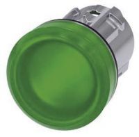 Leuchtmelder, 22mm, rund, grün, Linse, glatt 3SU1051-6AA40-0AA0