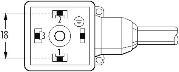 MSUD Ventilst. BF A 18 mm mit freiem Leitungsende