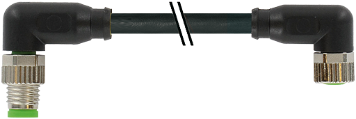 M8 St. 90° / M8 Bu. 90° A-kod.