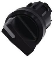 Knebelschalter, beleuchtbar, 22mm, rund, Kunststoff, schwarz 3SU1002-2BF10-0AA0