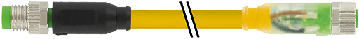 M8 St. 0° / M8 Bu. 0° LED