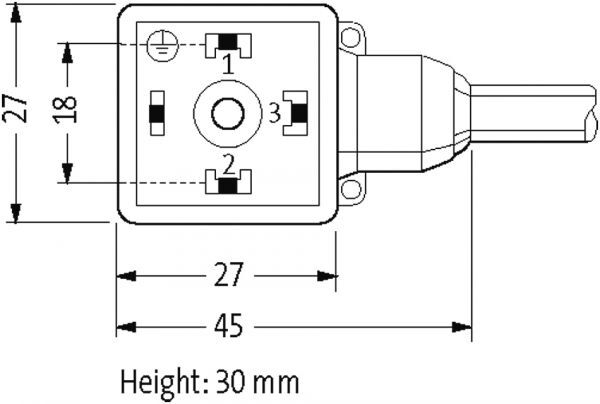 MSUD Ventilst. BF A 18 mm freies Ltg.-ende