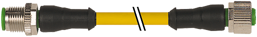 M12 St. 0° / M12 Bu. 0° V4A