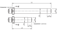 F.Core 2123901 F.Core Ein-Auslaufrohre-Set 2123901