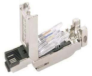 Ind. Ethernet FC RJ45 Plug 180 RJ45 Steckverbinder mit FC Anschl.technik, 18