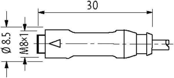 M8 St. 0° snap-in / M8 Bu. 0° snap-in