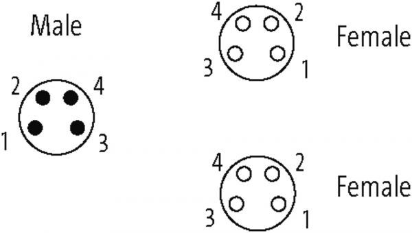 M8 St. Y-Verteiler / M8 Bu. 0°