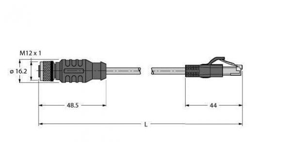 RKSD-RJ45S-4416-25M