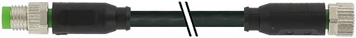 M8 St. 0° / M8 Bu. 0° A-kod.