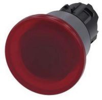 Pilzdrucktaster, beleuchtet, 22mm, rund, rot, 40mm 3SU1031-1BA20-0AA0