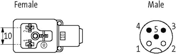 M12 St. ger. auf MSUD Ventilst. BF B 10mm