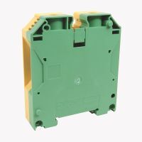 IEC 1-Ckt Feed-Through Grd Blk 70mm 1492-JG70