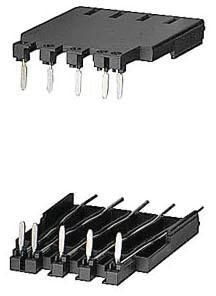 Lötstiftadapter für Schütze mit einem integr. Hilfskontakt für 3RT101.1.