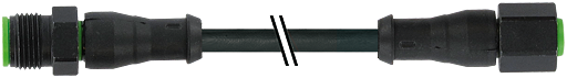 M12 St. 0° auf M12 Bu. 0° SC