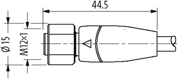 M12 St. 0° / M12 Bu. 0° Cube67 F&B Pro