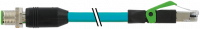 M12 St. 0° / RJ45 St. 0° geschirmt Ethernet 7000-44711-6770400