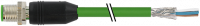 M12 St. 0° gesch. D-cod. freies Ltg-ende EN 7000-14541-6591000