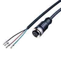 Sensor Kabel, 5 m, 4-Adern, offen/M12 Buchse, A-kodiert, für 24V 