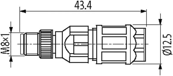 MOSA M8 St. 0° selbstanschl. Schneidklemme