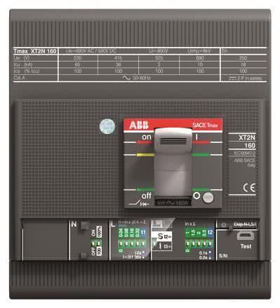 ABB Komp. XT2S 160 Ekip I In=10A 4p F F