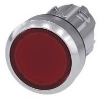 Drucktaster, beleuchtet, 22mm, rund, rot, Druckknopf 3SU1051-0AB20-0AA0