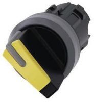 Knebelschalter, beleuchtbar, 22mm, rund, gelb 3SU1032-2BC30-0AA0