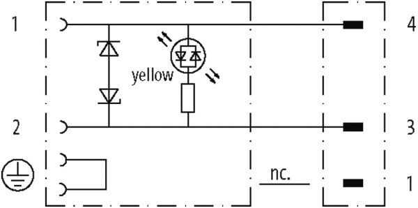 M8 St. 0° / MSUD Ventilst. BF CI 9,4 mm kl.BF