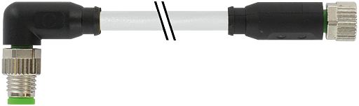 M8 St. 90° / M8 Bu. 0° A-kod.