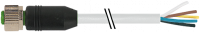 M12 Bu. 0° freies Ltg.-ende 7700-17041-U2H1000