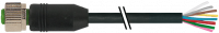 M12 Bu. 0° freies Ltg.-ende 7000-17041-6070200