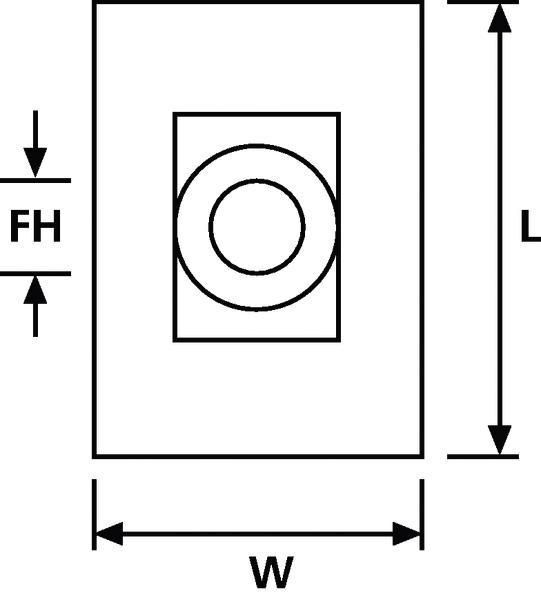 Hellermann LKC-PA66-BK-C1 25x17mm