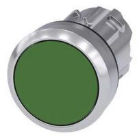 Drucktaster, 22mm, rund, grün, Druckknopf 3SU1050-0AA40-0AA0