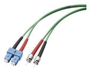 SM FO Cord SC/BFOC, 9/125, Konfektioniert mit 1X Sc Duplex Steckern