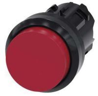 Drucktaster, 22mm, rund, rot, Druckknopf 3SU1000-0BB20-0AA0