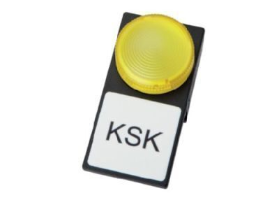 KSK 27x18 Kennzeichenschild, weiß ähnlich RAL 9016, klebbar