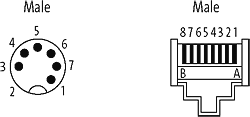 M12 St. 0° gesch. / Drive Cliq IP67