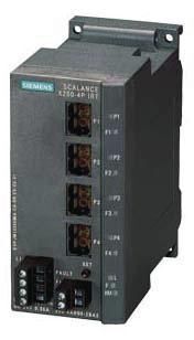 SIMATIC NET, SCALANCE X200-4PIRT managed IE IRT Switch, 4x100 MBit/S