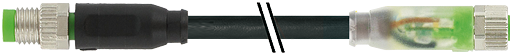 M8 St. 0° / M8 Bu. 0° LED