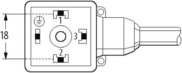 MSUD Ventilst. BF A 18 mm freies Leitungsende V4A