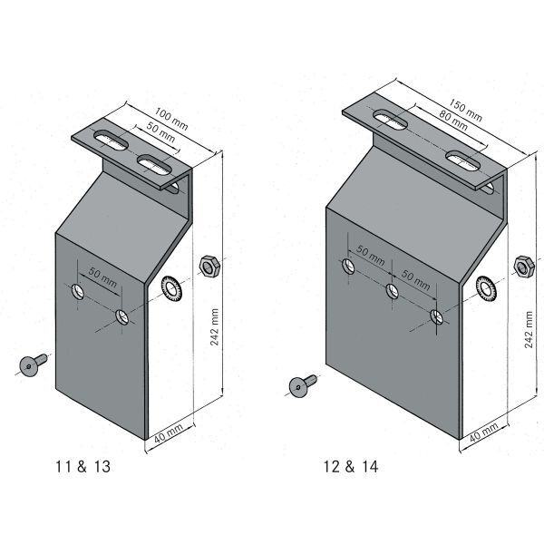 MONTAGEPLATTEN MP 13