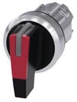 Knebelschalter, beleuchtbar, 22mm, rund, rot 3SU1052-2CL20-0AA0