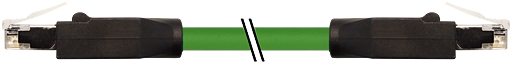 RJ45 St. 0° / RJ45 St. 0° geschirmt Ethernet