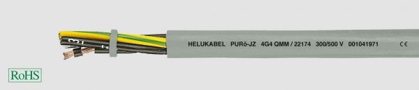 PUR-Schleppkettenleitung PURö-JZ 5G16 mm² Grau