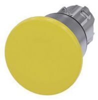 Pilzdrucktaster, 22mm, rund, gelb 3SU1050-1BA30-0AA0