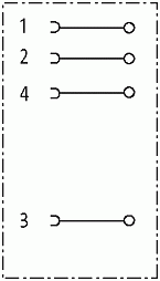 MOSA M12 Bu. 0° selbstanschl. Schneidklemme V2A SC