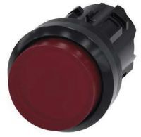 Drucktaster, beleuchtet, 22mm, rund, rot, Druckknopf 3SU1001-0BB20-0AA0